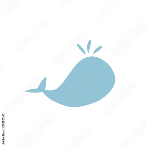 Seafood silhouettes flat icon