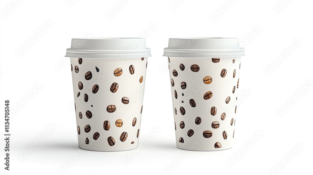 Coffee Cup For Mockup, Generative AI Coffee Cup For Mockup, Generative AI