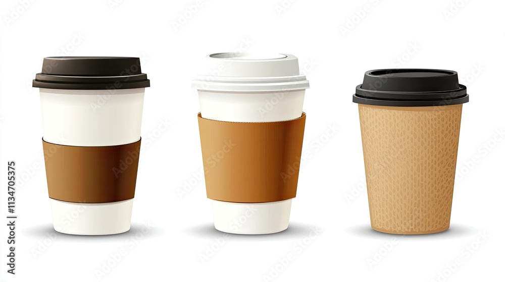 Coffee Cup For Mockup, Generative AI Coffee Cup For Mockup, Generative AI