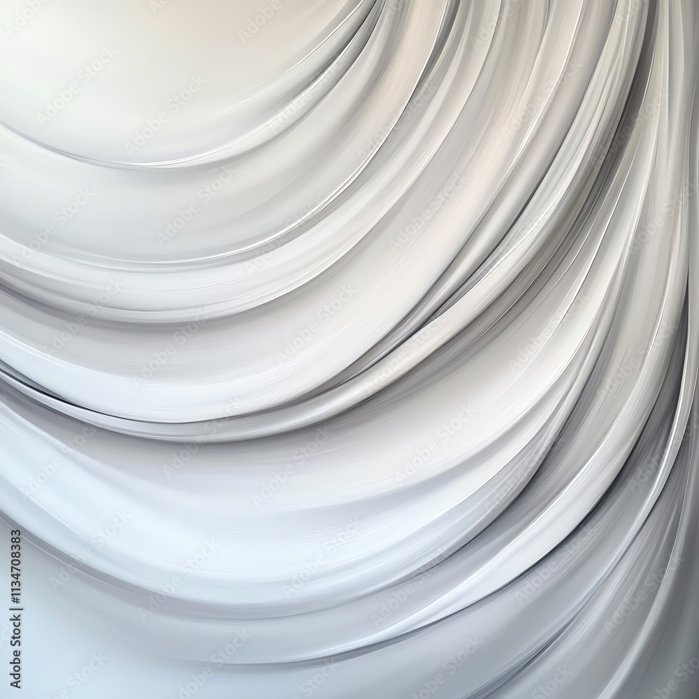 Abstract waves in soft shades of gray create a serene and calming visual effect. Abstract waves in soft shades of gray create a serene and calming visual effect.