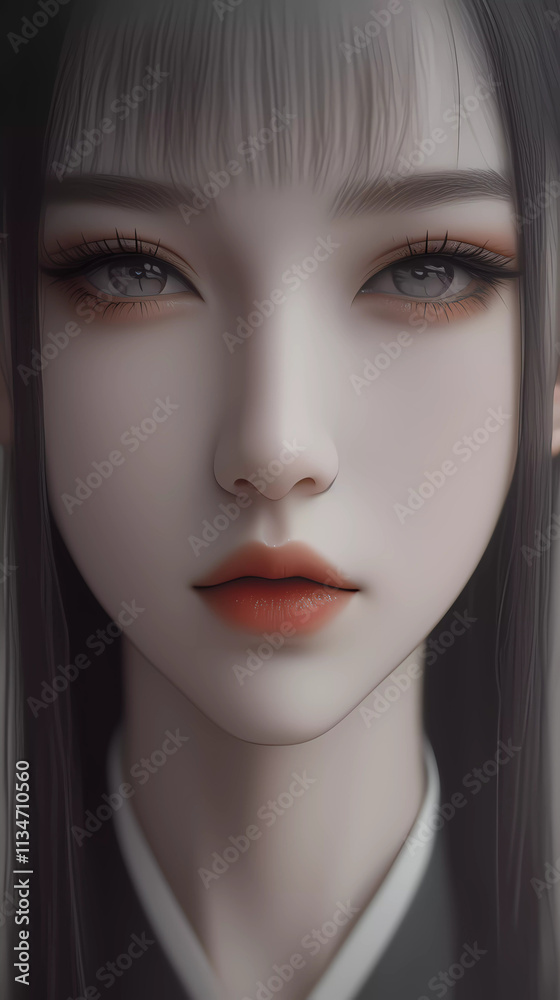 close up portrait of a woman close up portrait of a woman