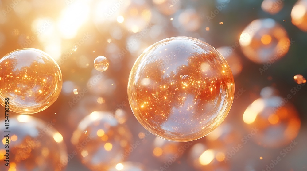 Softly glowing liquid orbs floating midair gentle dynamic movement creating a surreal and fluid abstract atmosphere Softly glowing liquid orbs floating midair gentle dynamic movement creating a surreal and fluid abstract atmosphere