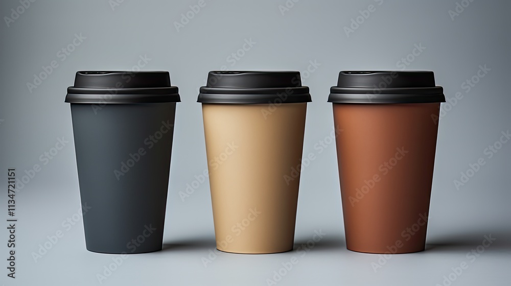 Coffee Cup For Mockup, Generative AI Coffee Cup For Mockup, Generative AI