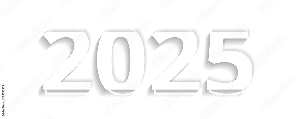 year 2025 flat-style abstract creative font-weight bold year 2025 flat-style abstract creative font-weight bold