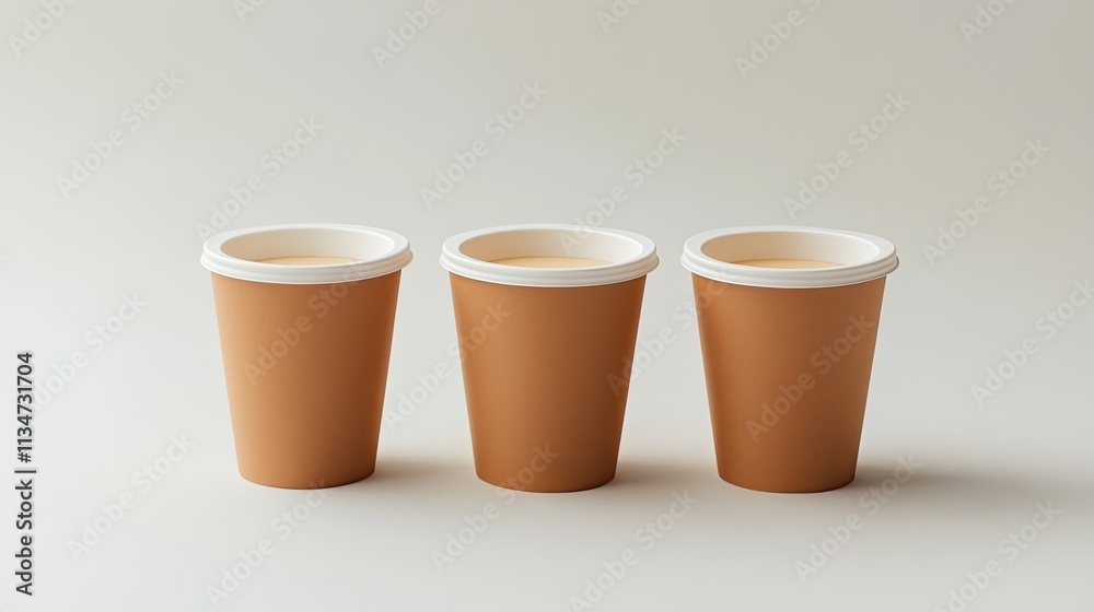 Coffee Cup For Mockup, Generative AI Coffee Cup For Mockup, Generative AI