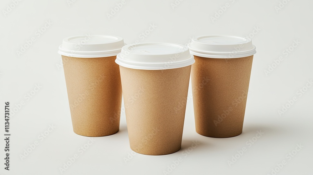Coffee Cup For Mockup, Generative AI Coffee Cup For Mockup, Generative AI