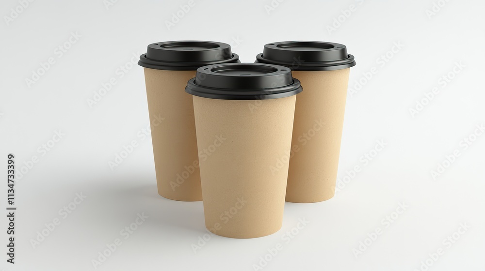 Coffee Cup For Mockup, Generative AI