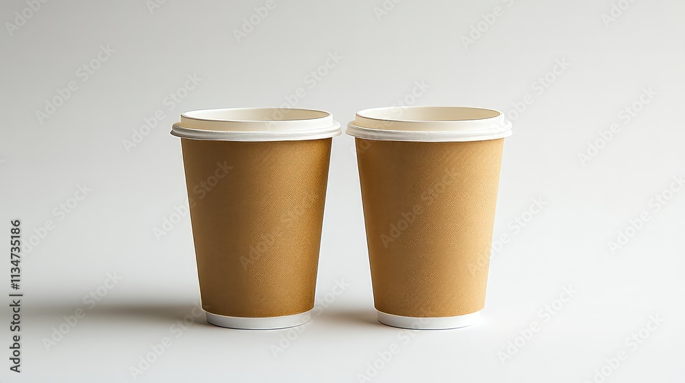 Coffee Cup For Mockup, Generative AI Coffee Cup For Mockup, Generative AI
