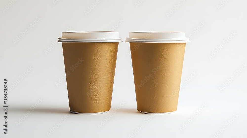 Coffee Cup For Mockup, Generative AI Coffee Cup For Mockup, Generative AI