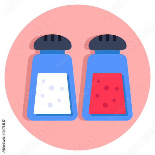 An icon design of salt pots