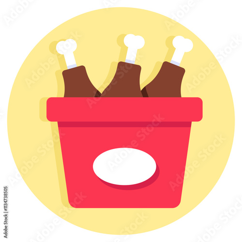 Premium design icon of drumstick