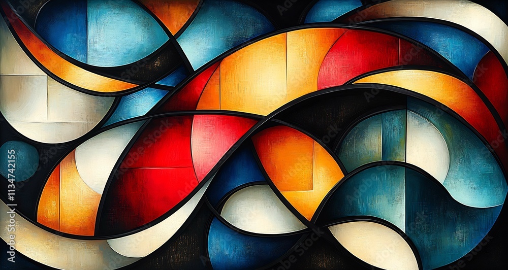 Abstract Art Deco design where flowing curves intersect angular shapes merging fluid motion structured elegance Abstract Art Deco design where flowing curves intersect angular shapes merging fluid motion structured elegance