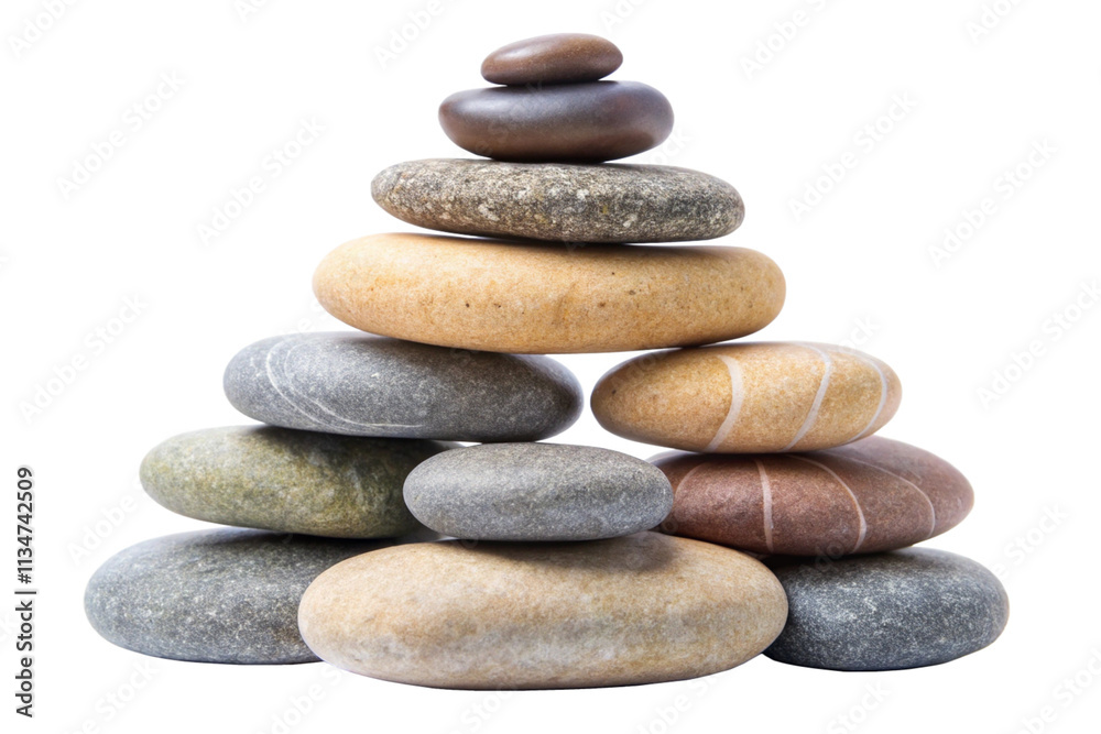 Fototapeta premium stack of pebbles