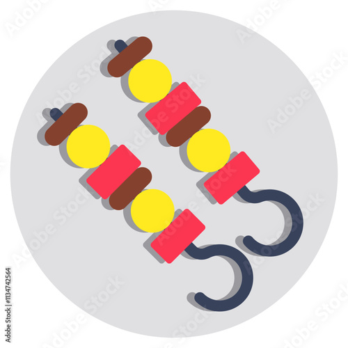 Premium design icon of kabab