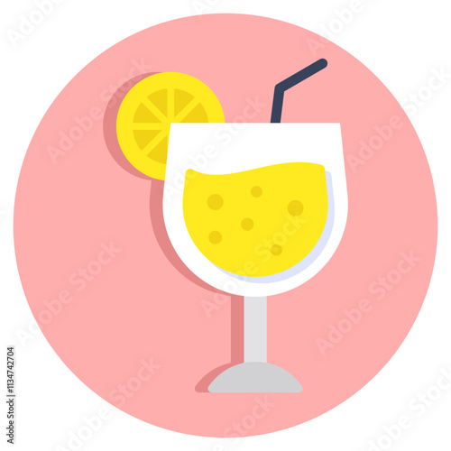 An icon design of drink