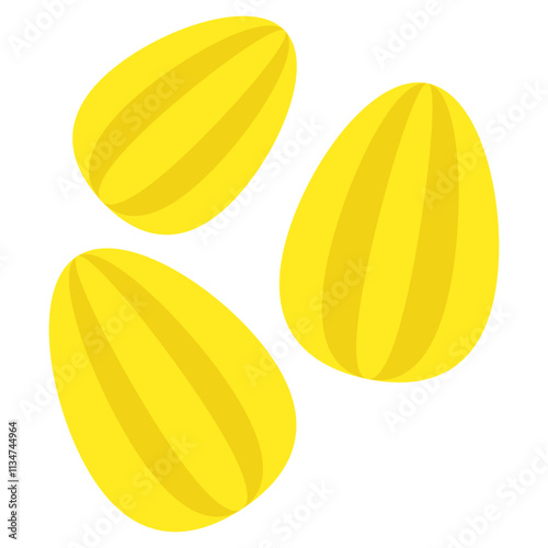 Creative design icon of almonds