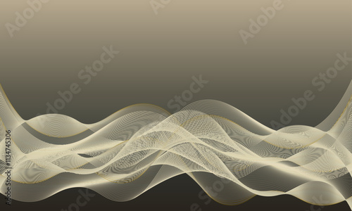 abstract wave futuristic background design