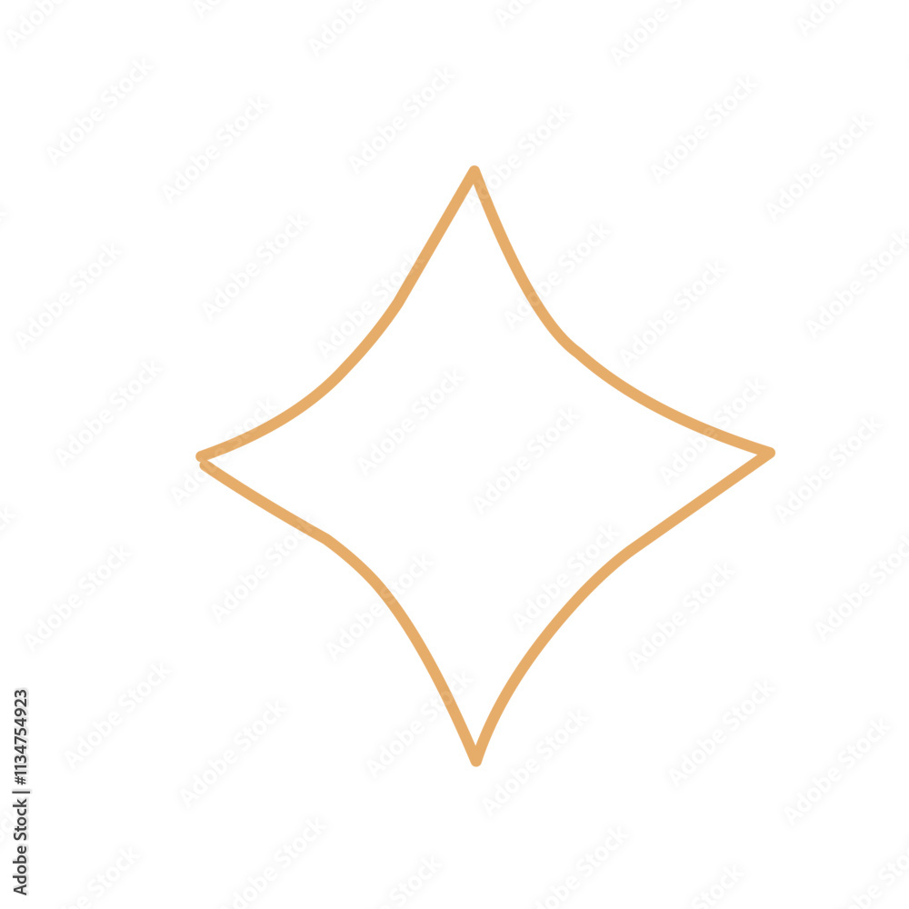 Obraz premium sparkle star icon vector