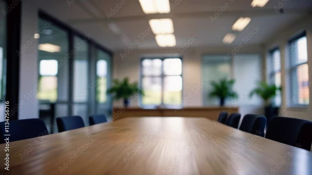Blurred office background with empty desk. Modern, bright office setting out of focus with empty desk space in the foreground, 4k Wallpaper Background Animation Video Blurred office background with empty desk. Modern, bright office setting out of focus with empty desk space in the foreground, 4k Wallpaper Background Animation Video