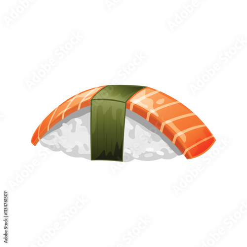 Shake sushi vector illustration