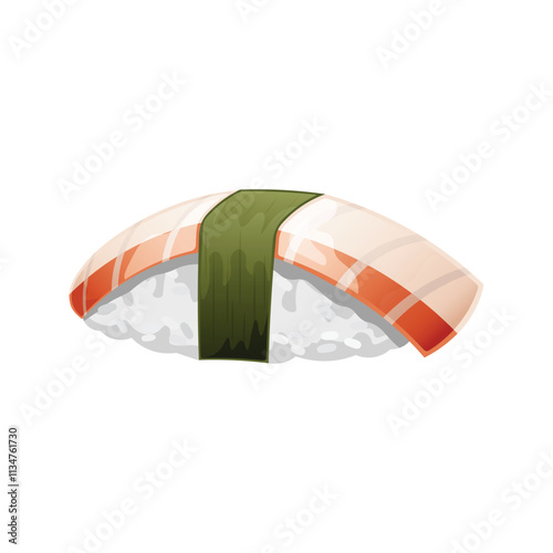Tai sushi vector illustration