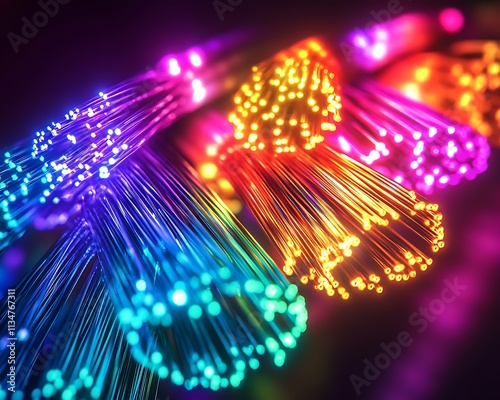 Cyber technology illustration. 3d rendering