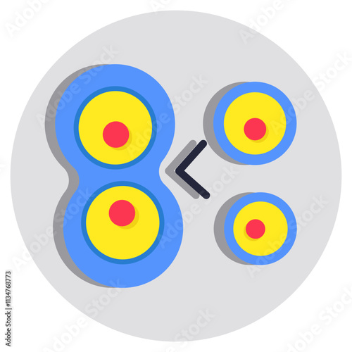 Premium download icon of cell division