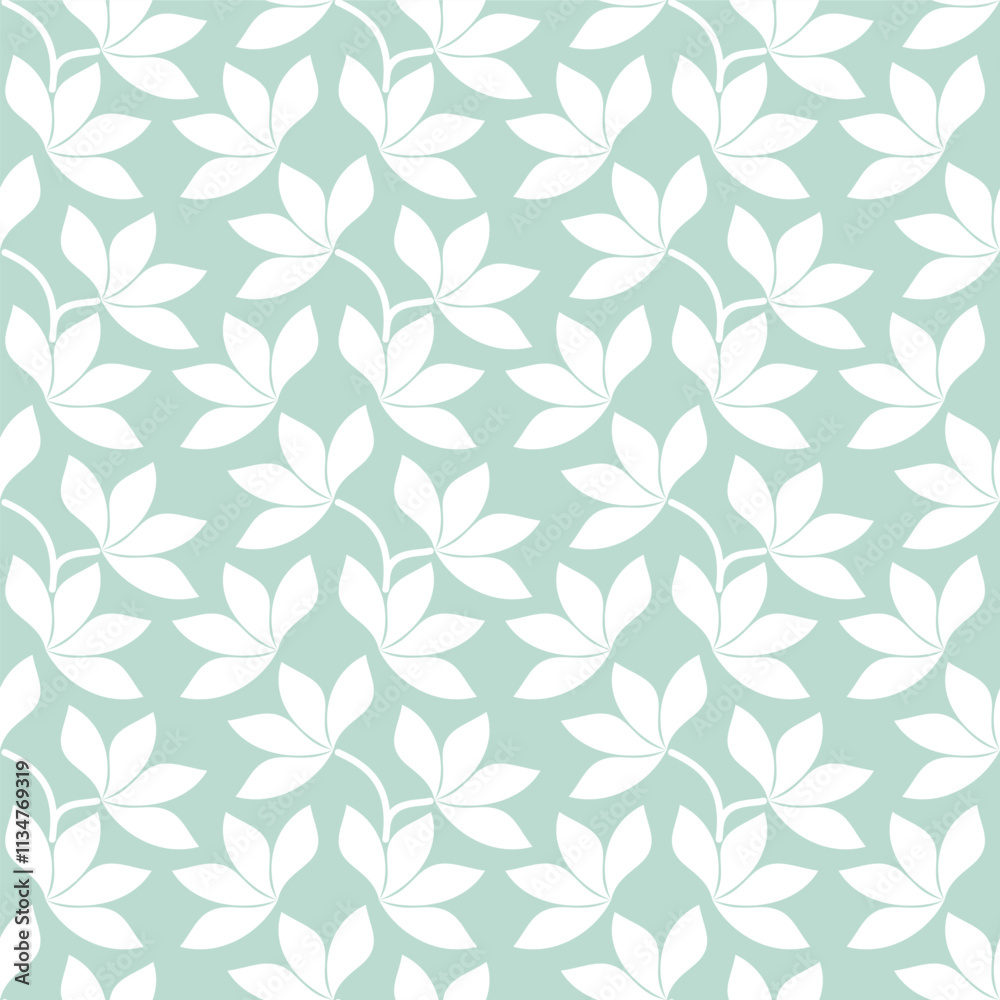 Fototapeta premium Floral seamless pattern. Fabric for ornament, wallpaper, packaging, vector background.