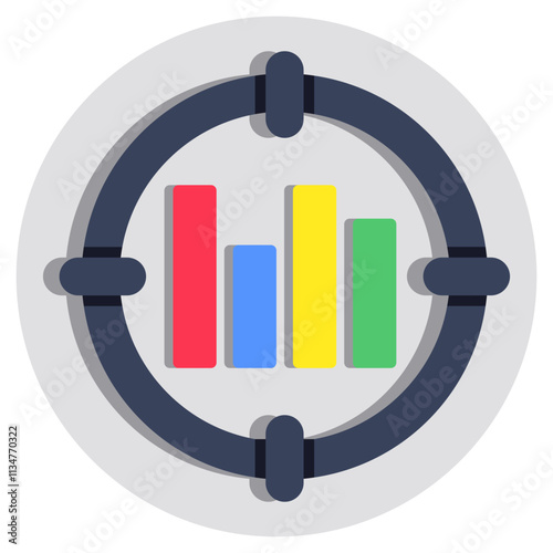 Premium download icon of bar chart