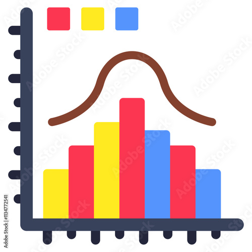 Premium download icon of histogram