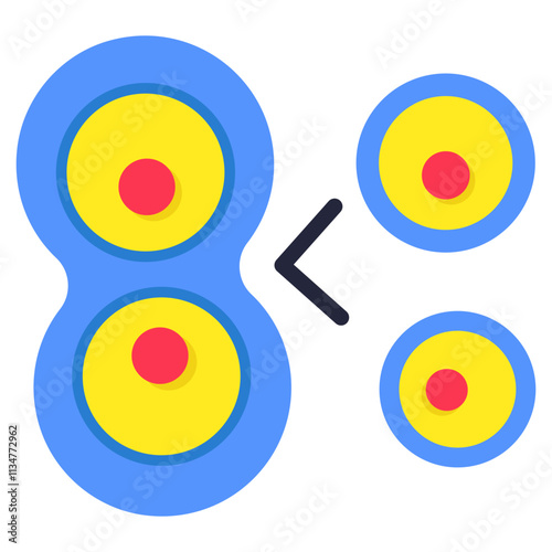 Premium download icon of cell division