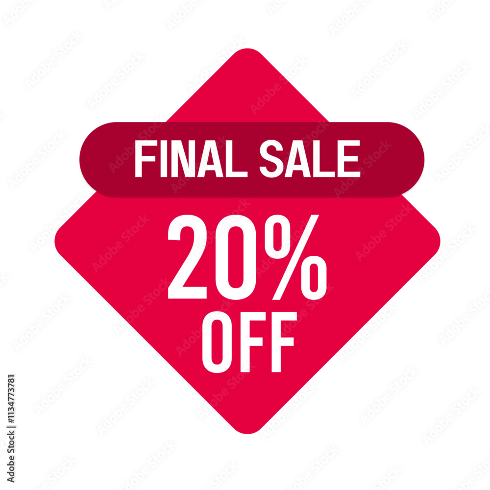 Red label, 20% Sale, Final sale 20% off Red label, 20% Sale, Final sale 20% off