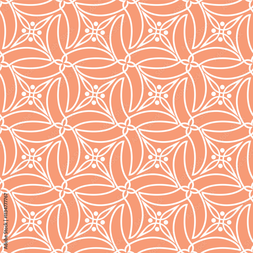 Fototapeta premium Abstract geometric pattern. A seamless vector background.