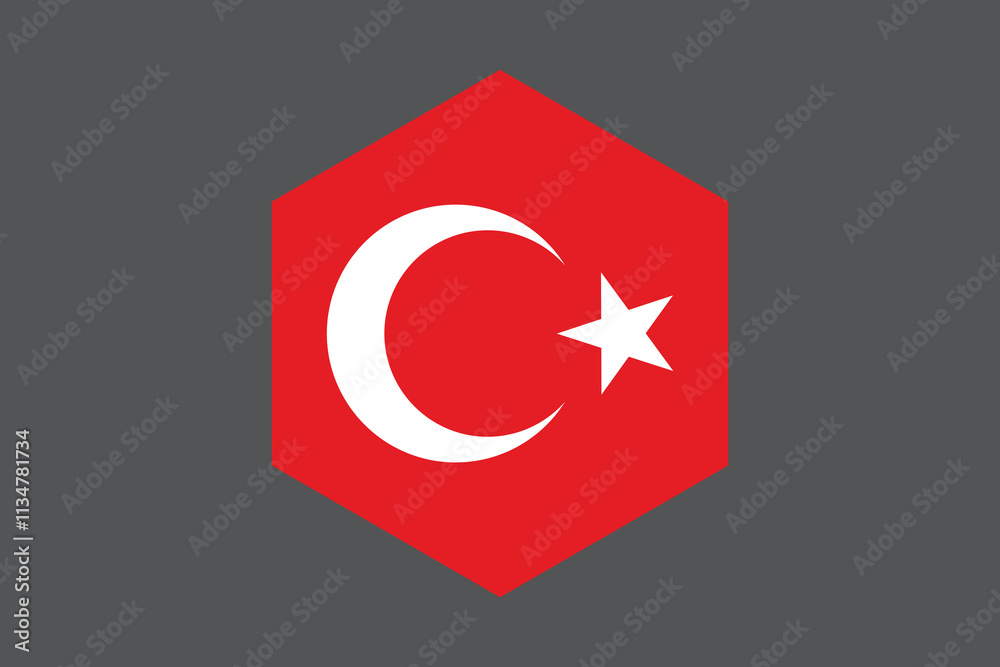 Turkey flag sign, Turkey flag vector graphic, Turkey country flag is a symbol of freedom, National Turkey flag, vector illustration
Turkey flag sign, Turkey flag vector graphic, Turkey country flag is a symbol of freedom, National Turkey flag, vector illustration