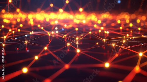 Cyber technology illustration. 3d rendering