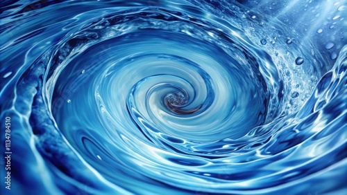 Background with a swirl of blue water, swirl, blue, water, background, abstract, wave, liquid, aqua, marine, ocean, sea, ripple