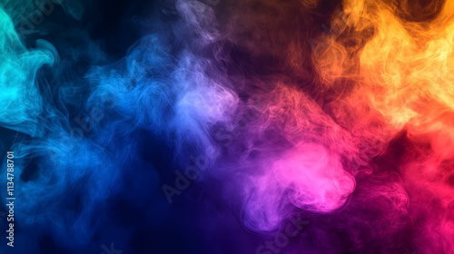 Wallpaper Mural Colorful smoke background for advertising or modern design Torontodigital.ca