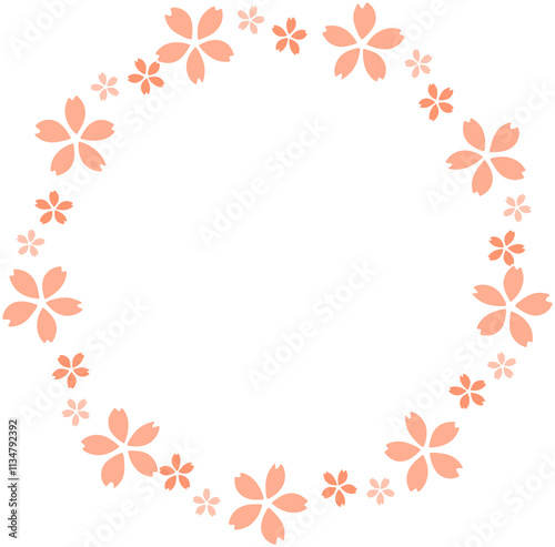 Cute Cherry Blossom floral wreath