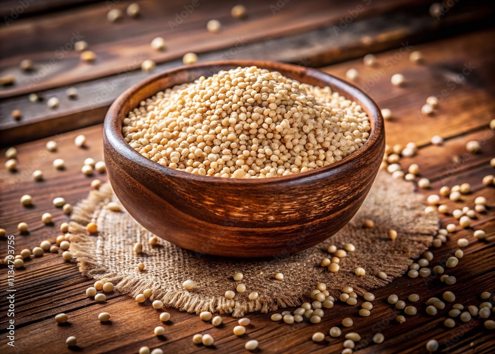 Captivating Product Photography of Raw Whole Dried Quinoa Seeds in Natural Setting for Healthy Living and Culinary Uses, Showcasing Texture and Color Variations Captivating Product Photography of Raw Whole Dried Quinoa Seeds in Natural Setting for Healthy Living and Culinary Uses, Showcasing Texture and Color Variations
