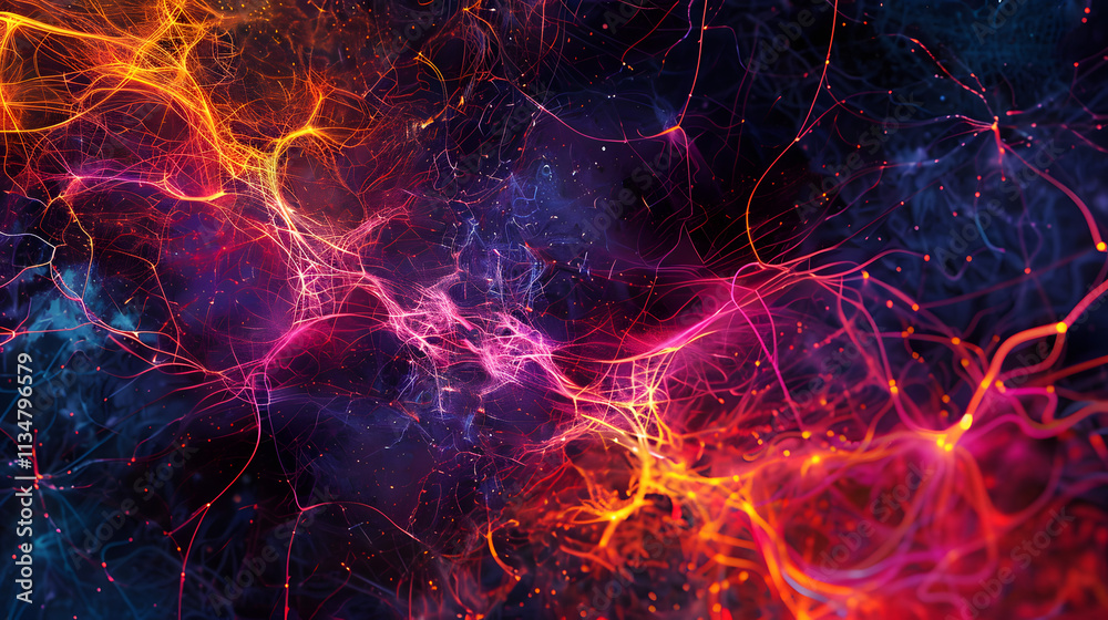 Obraz premium Red blue digital background technology technological operations neural networks AI big data transmission encryption archives audio visual science cyber connection technology computer coding virus