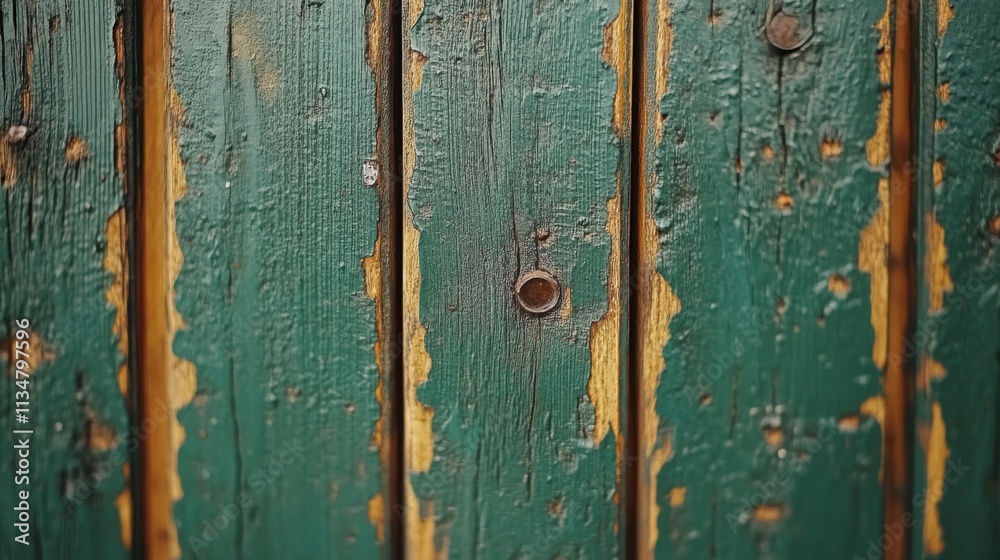custom made wallpaper toronto digitalClose-up of weathered wood with chipped green paint