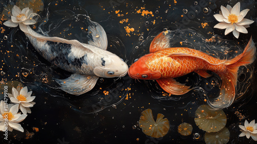 Golden Koi Dance