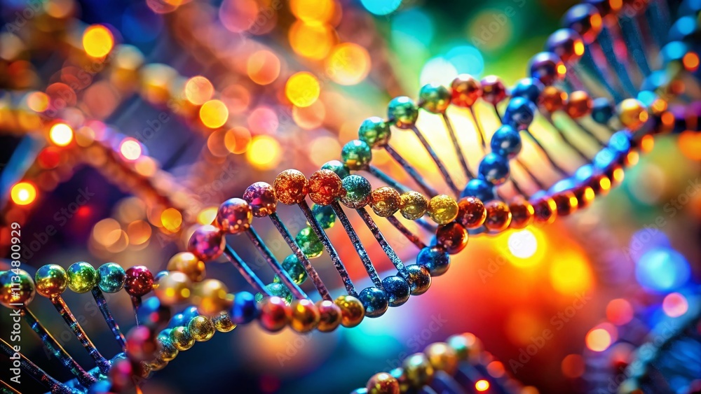 Captivating Tilt-Shift Photography of a DNA Double Helix Structure, Showcasing Genetic Complexity and Biological Intricacies in a Miniature World Captivating Tilt-Shift Photography of a DNA Double Helix Structure, Showcasing Genetic Complexity and Biological Intricacies in a Miniature World
