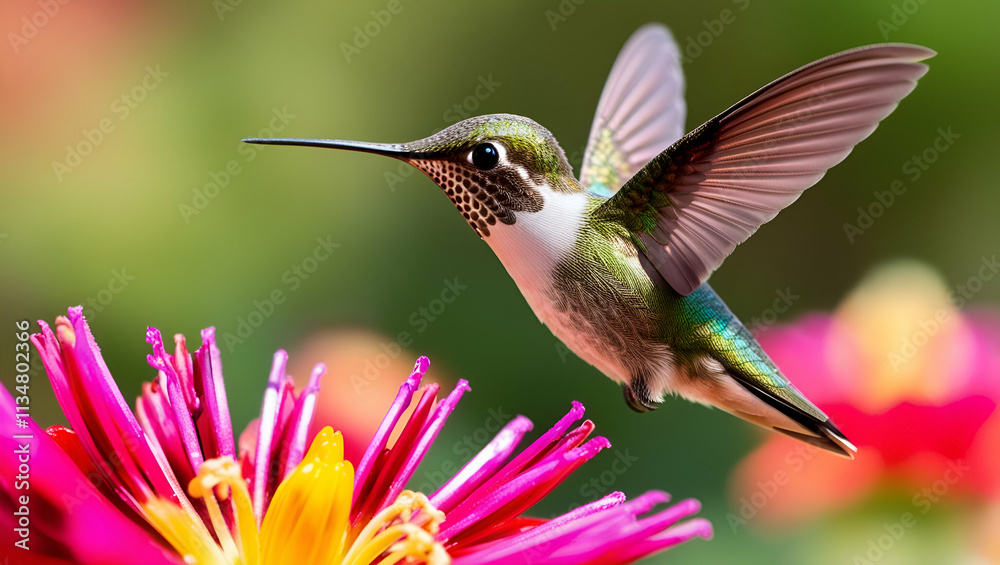 Fototapeta premium hummingbird in flight