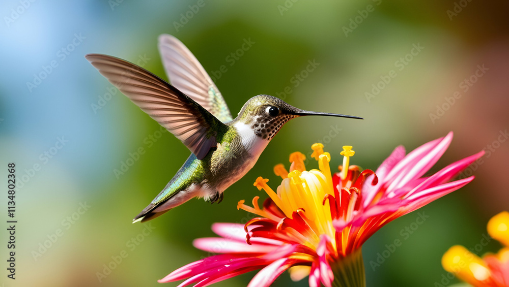 Fototapeta premium hummingbird in flight