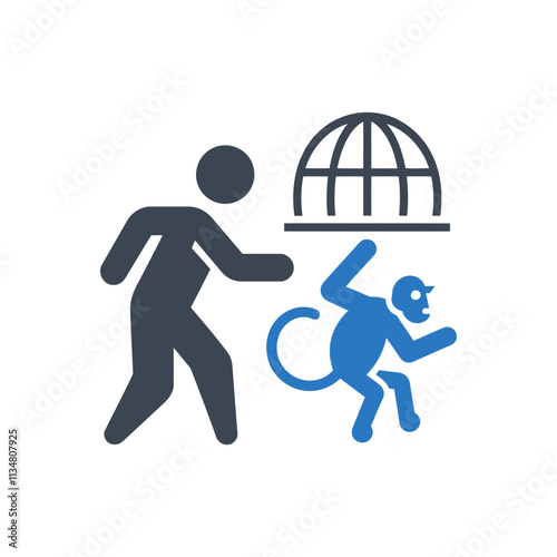 Escaped Monkey Chase Icon