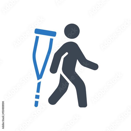 Mobility Injury Recovery Icon