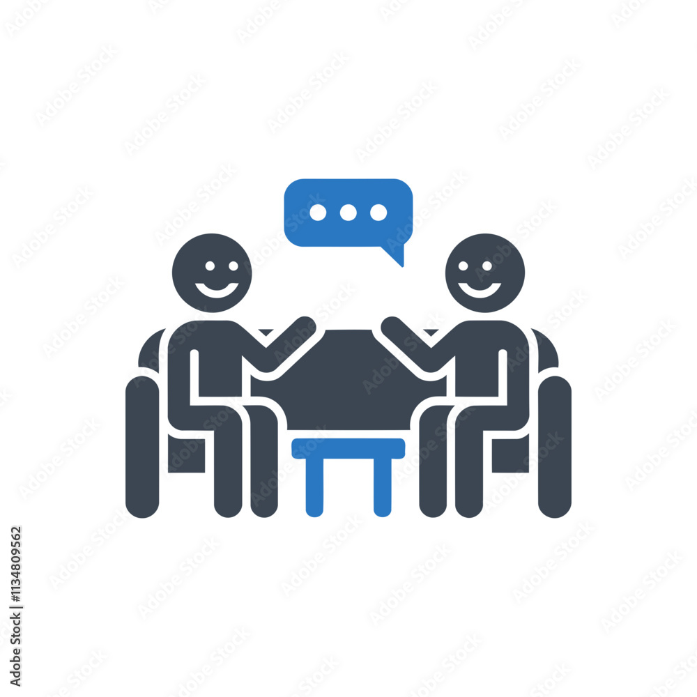 Friendly Conversation Icon Friendly Conversation Icon