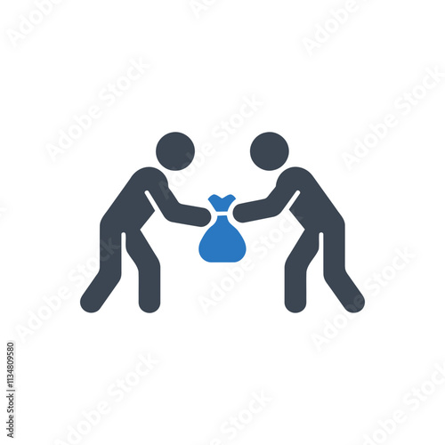 Fighting Over Bag Icon