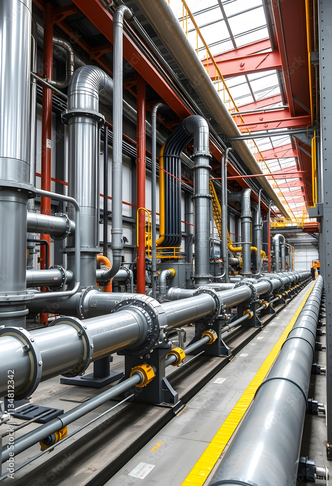 Industrial Pipes Factory Interior Architecture
Industrial Pipes Factory Interior Architecture